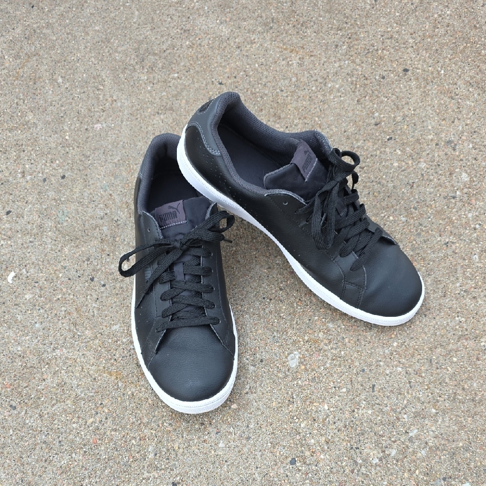 Puma Men's Black Smash Perf C Sneaker Athletic Tennis Shoe Size 11